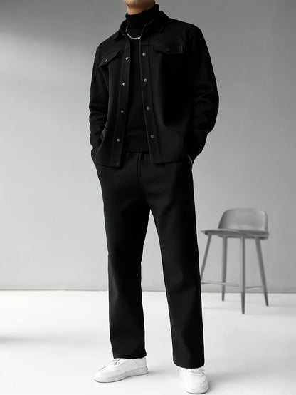 Modern Two-Piece Men's Set – Comfort and Casual Elegance
