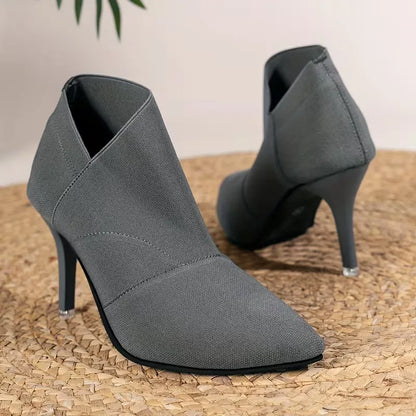 Bottines à talons aiguilles hauts