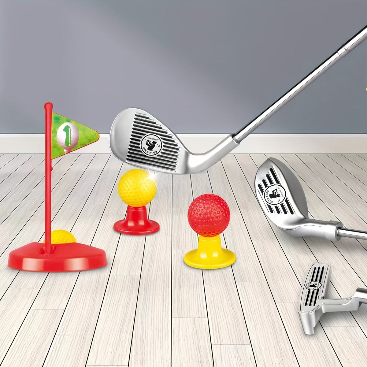 Children's Golf Set - Adjustable Clubs and Goals for Endless Playtime