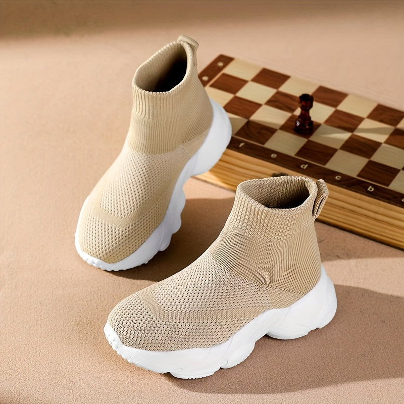 Boys' and Girls' Sock Shoes - Breathable Woven Shoes - Lucky