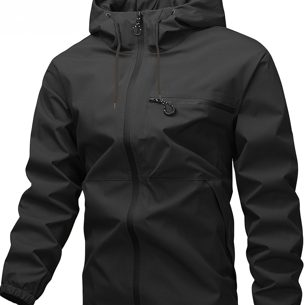 Men's Outdoor Jacket for Spring and Autumn – Windproof Hooded Jacket for Outdoor Activities