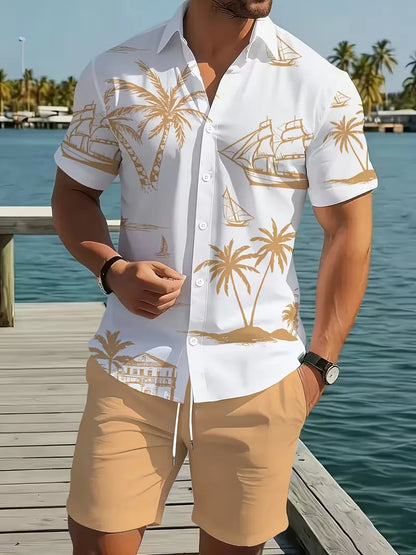 Ensemble avec imprimé tropical