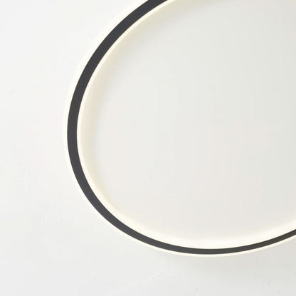 Quinn Modern Round LED Ceiling Light Metal/Acrylic