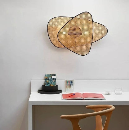 Lampada a sospensione in rattan di bambù - Stile sostenibile per ogni ambiente