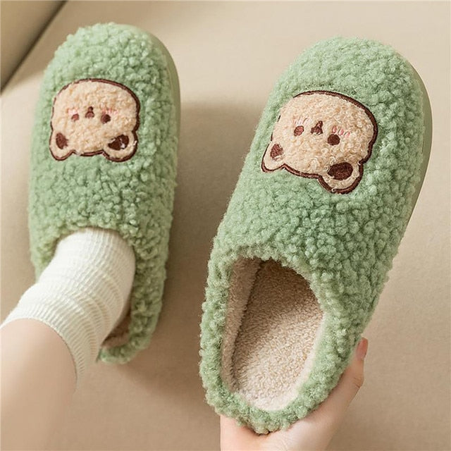 Snuggly Warm Animal Slippers with Soft Lining