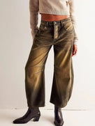 Zillah – Wide Leg Barrel Jeans | High Waist