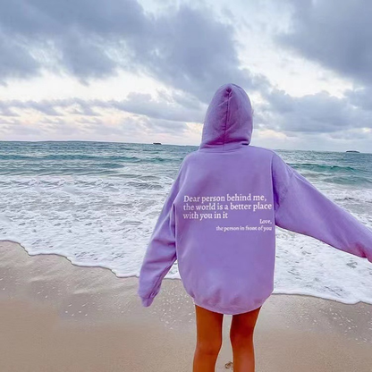 Unisex Hoodie with Inspirational Message