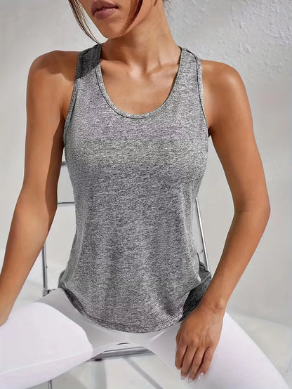 Débardeur de sport dos nageur avec mesh