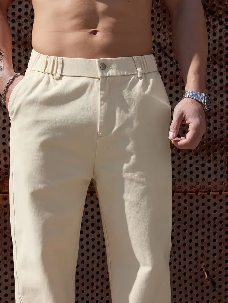 Pantalon avec taille élastique