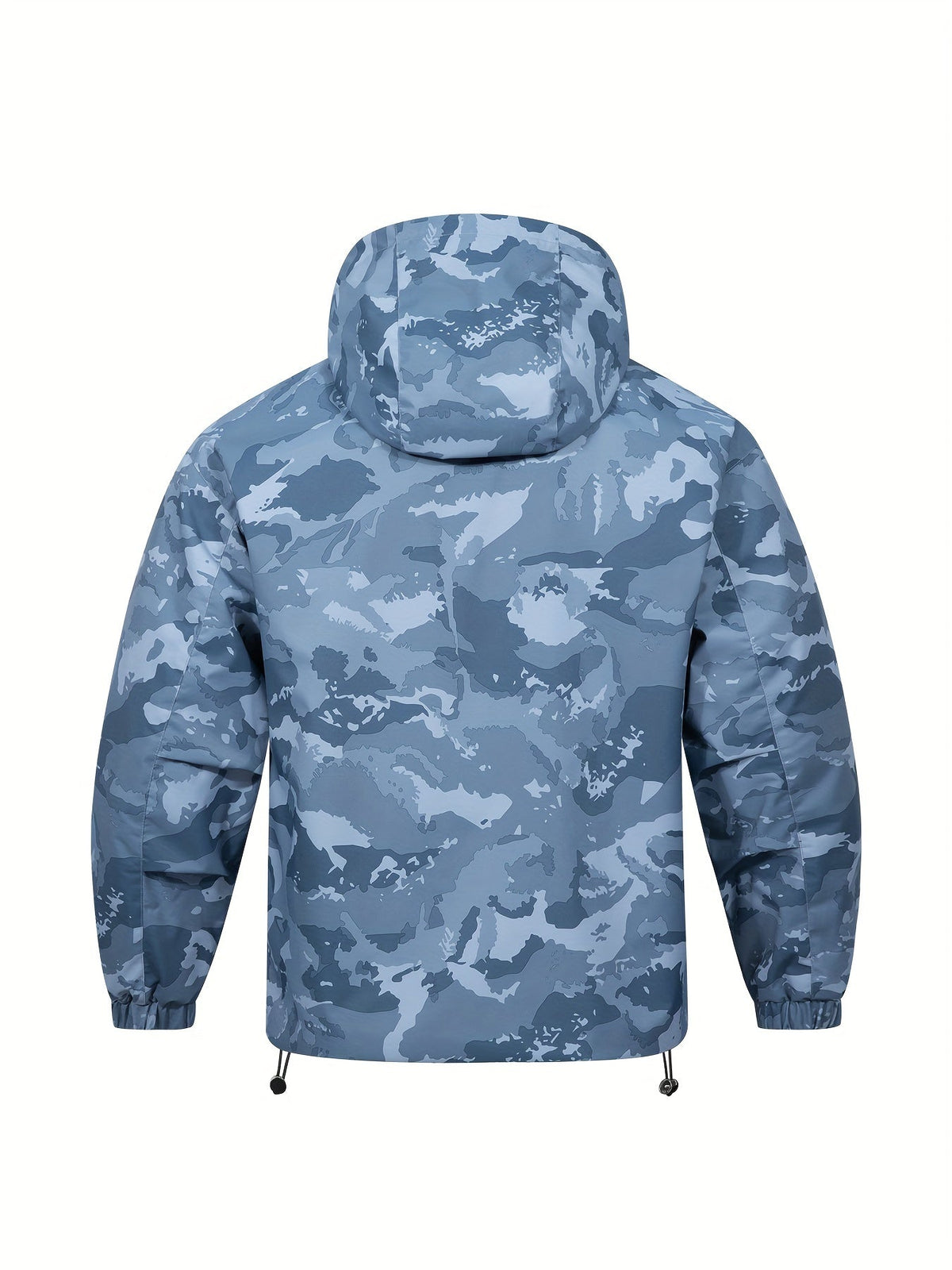 Chaqueta para hombre con estampado de camuflaje y capucha – Informal y cómoda