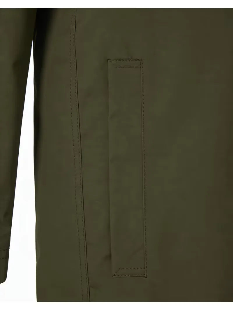 Trench-coat slim avec détail de poche