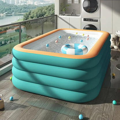 Foldable Inflatable Pool for Adults