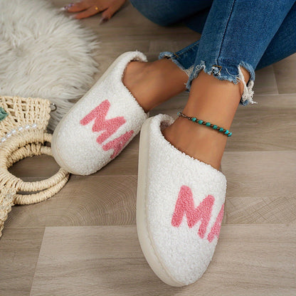 Velvet Slippers with MAMA – Soft and Comfortable Slippers for Mother’s Day