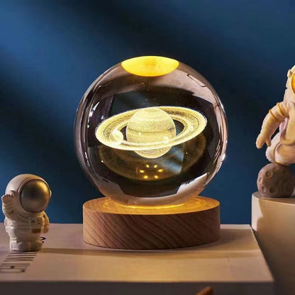 Lampada Notturna LED 3D Crystal Glow