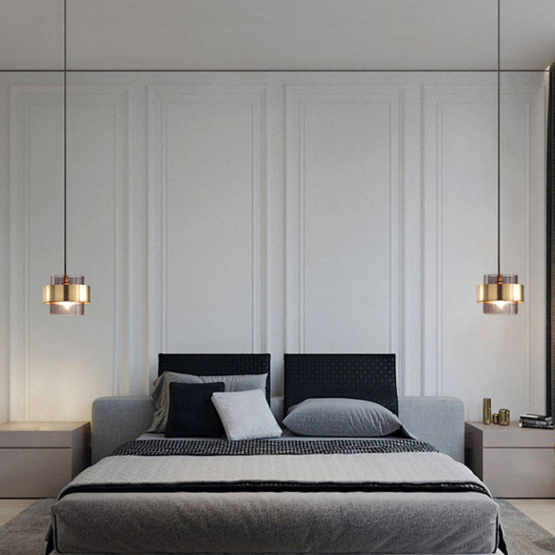 Scandinavian Round Glass Pendant Lamp – Modern and Elegant Design
