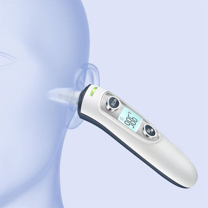 2-in-1 Digital Thermometer with Fast 1-Second Measurement – Suitable for Forehead and Ear