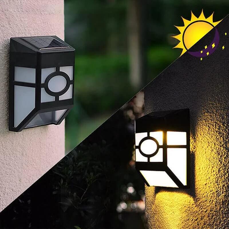 Lampă de perete solară – Iluminat exterior eficient energetic