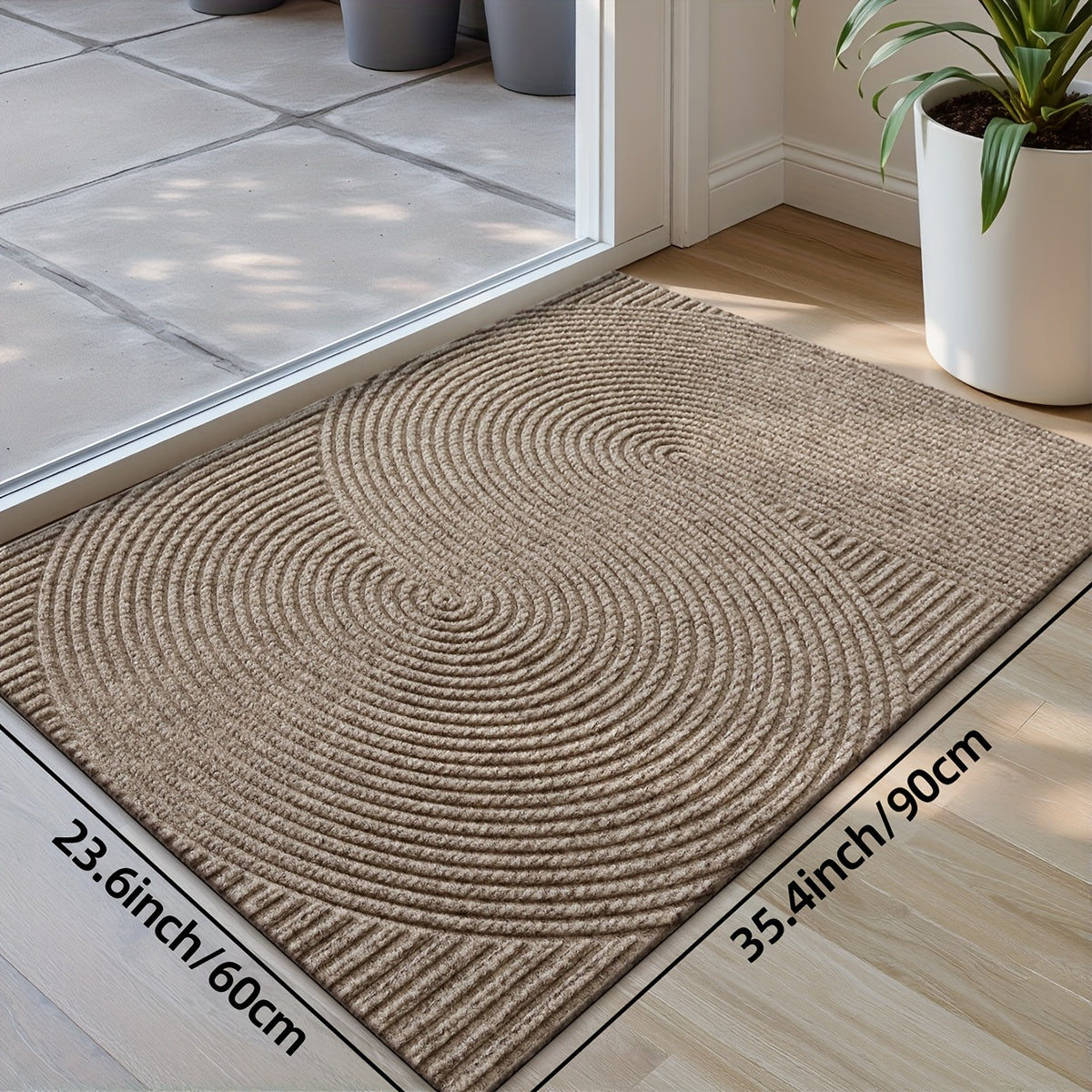 Felpis de puerta geométrico Dajiang – Duradero y elegante
