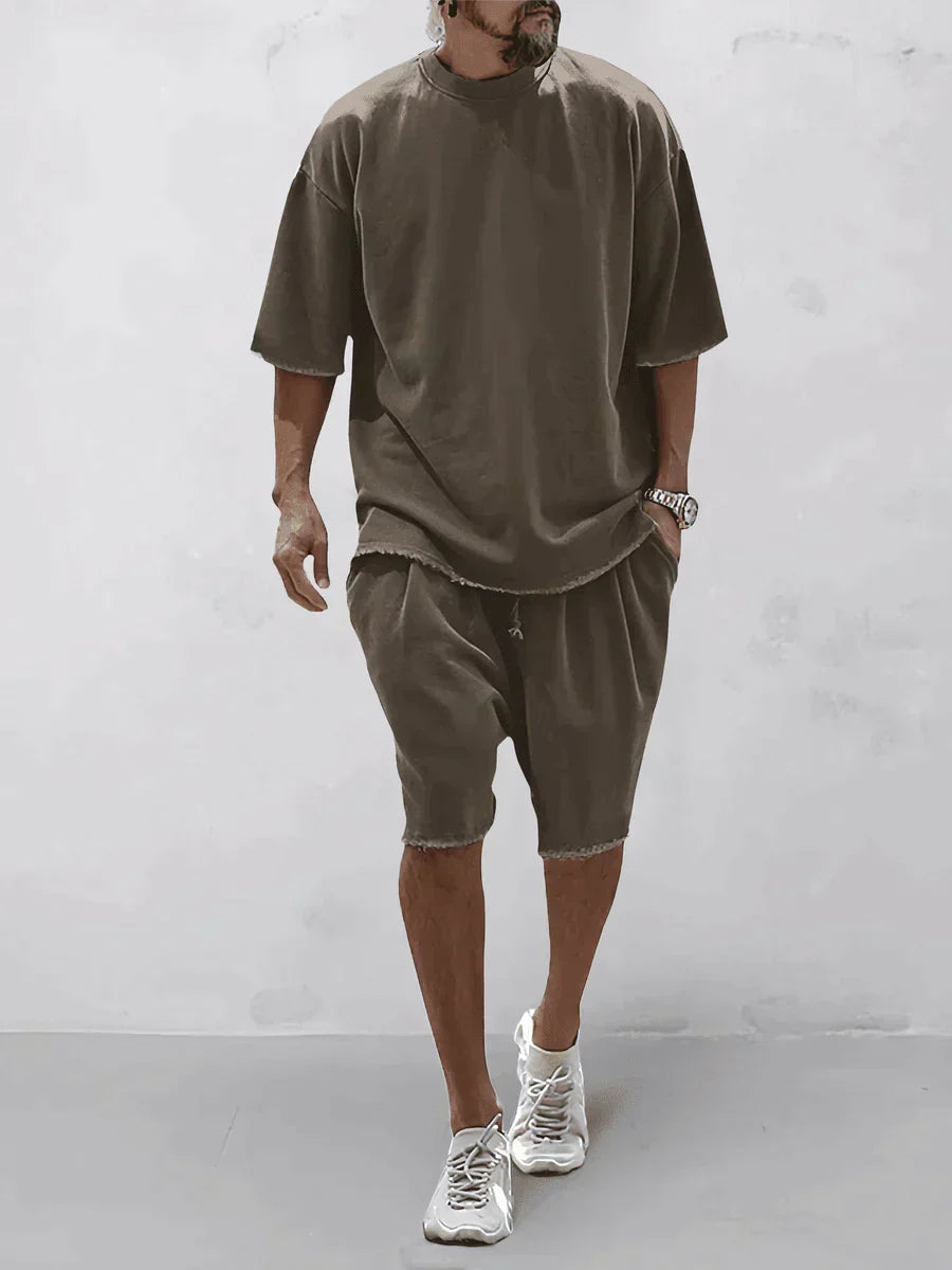 Casual shirt with shorts for men - Mitch