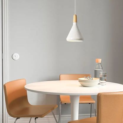 Kuželové kovové závěsné svítidlo Macaron - minimalistické a stylové