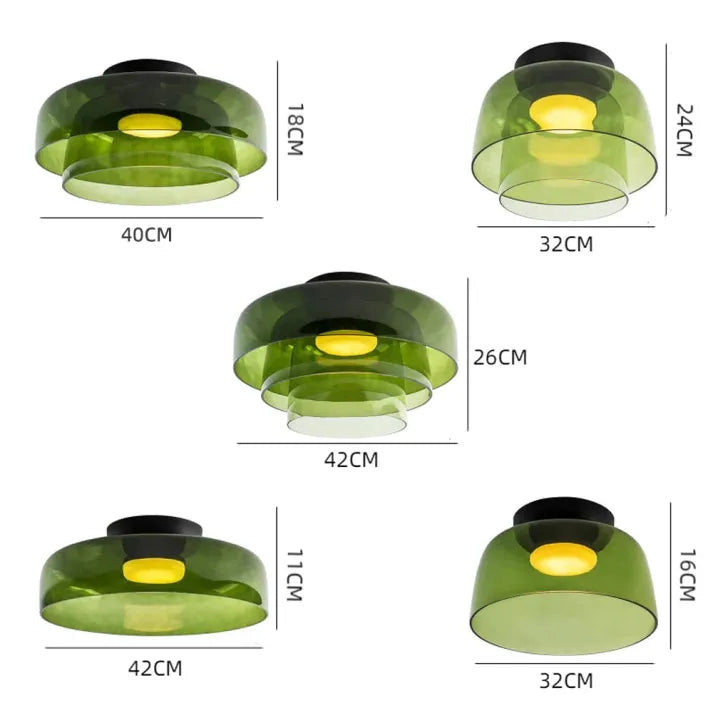GlassLuxe Medieval Ceiling Light