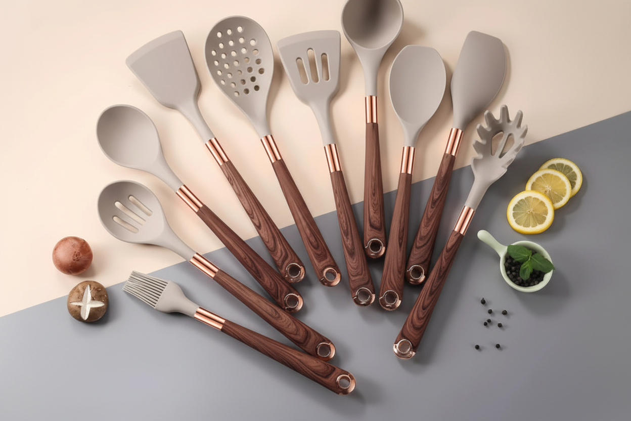 10-Piece Silicone Kitchen Utensil Set