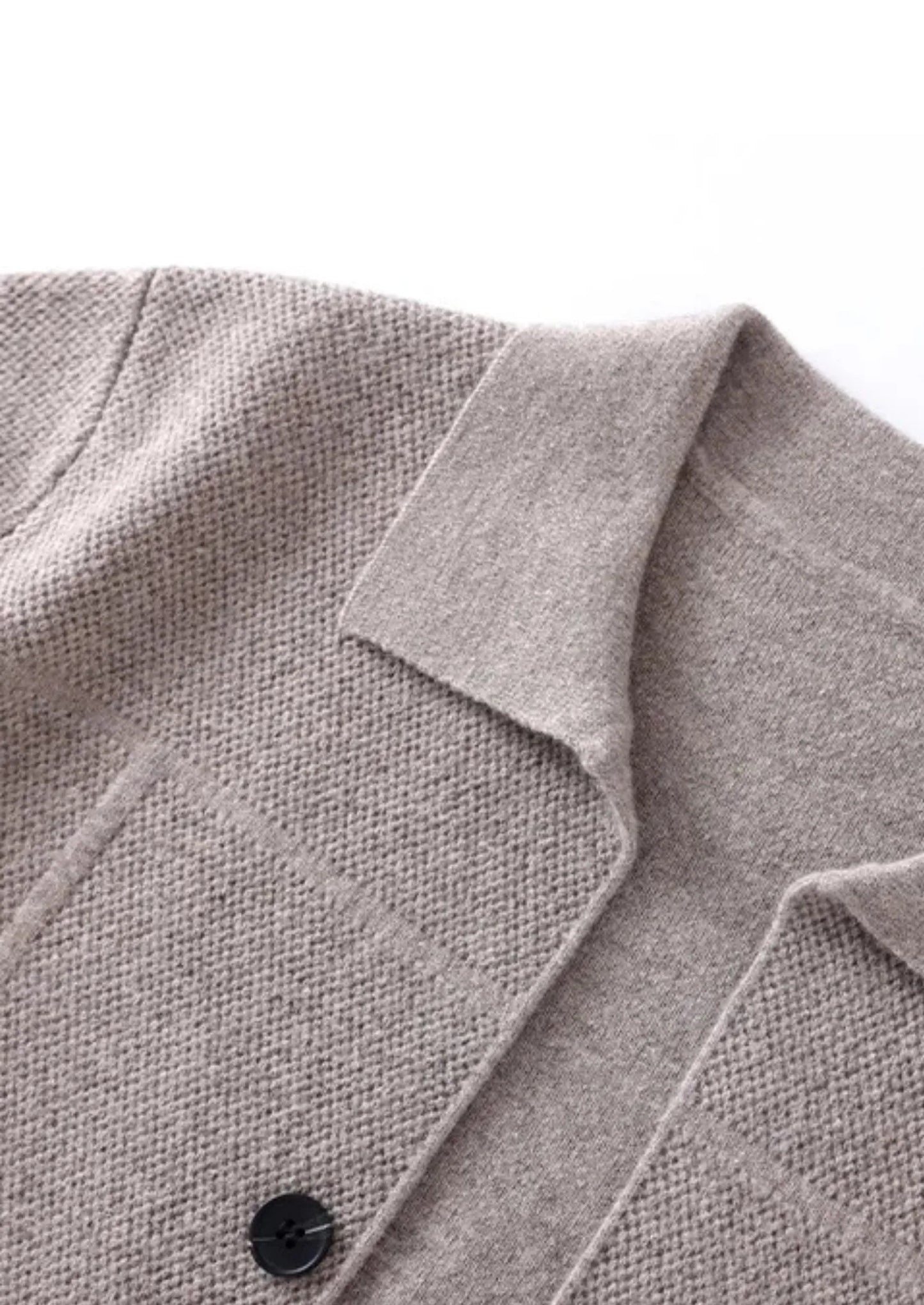 100% Cashmere Cardigan with Button Closure