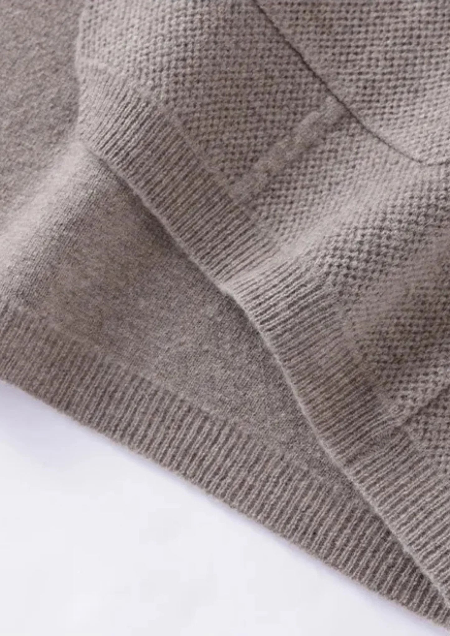 100% Cashmere Cardigan with Button Closure