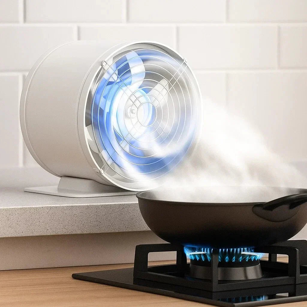 Extractor de aire silencioso para cocina y hogar