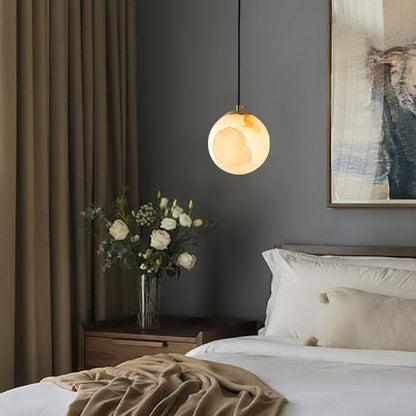 Luxe Alabaster Pendant Light - Elegance and Atmospheric Lighting
