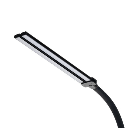 Moderne led-bureaulamp met dimbare lichtstanden en flexibele arm voor de werkplek