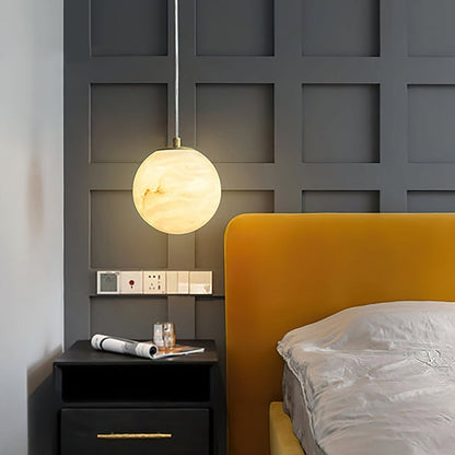 Luxe Alabaster Pendant Light - Elegance and Atmospheric Lighting