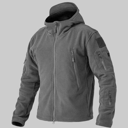 Windproof fleece jacket for men – robust everyday layer