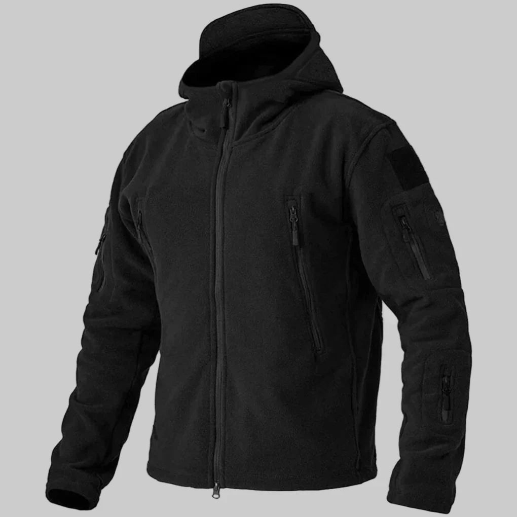 Windproof fleece jacket for men – robust everyday layer