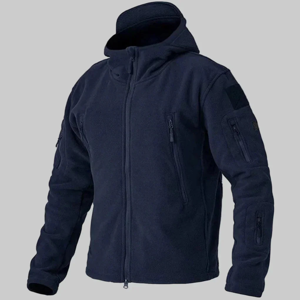 Windproof fleece jacket for men – robust everyday layer