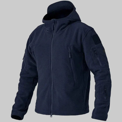 Windproof fleece jacket for men – robust everyday layer