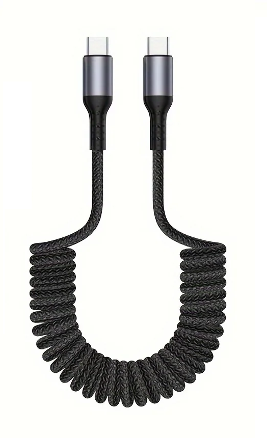 100W USB-C Spring Cable