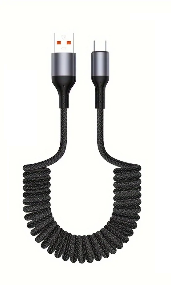 100W USB-C Spring Cable