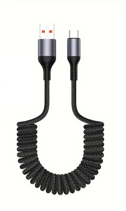 100W USB-C Spring Cable