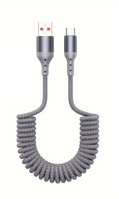 100W USB-C Spring Cable