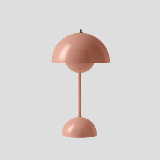 Lámpara de mesa metálica inalámbrica