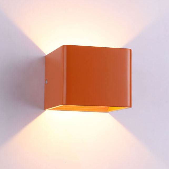LuxorLight - Apliques LED quadrados de alumínio com estilo