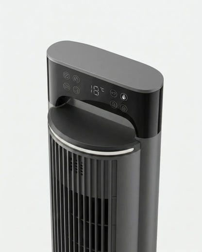 Ventilateur sur pied avec affichage numérique