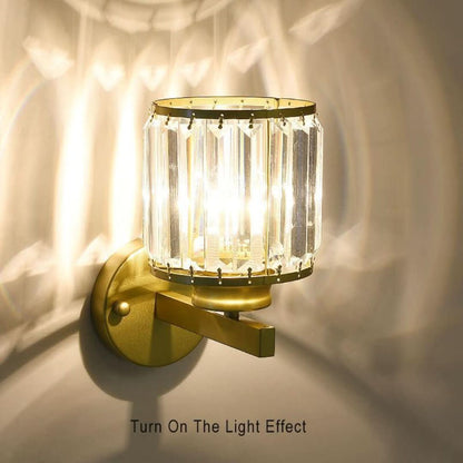 Cristalux - Modern Crystal Wall Lamp with 1 Light and Arm
