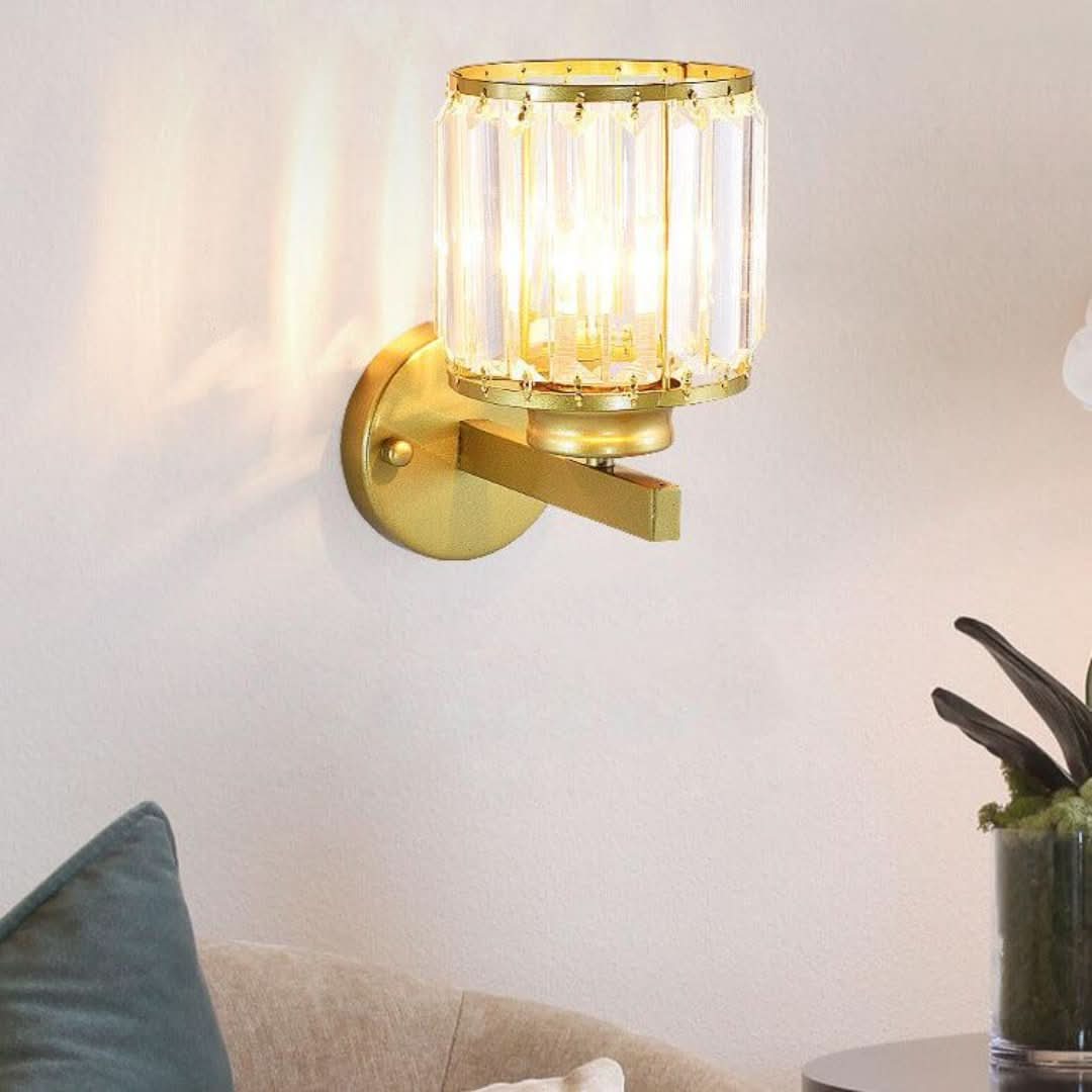 Cristalux - Modern Crystal Wall Lamp with 1 Light and Arm