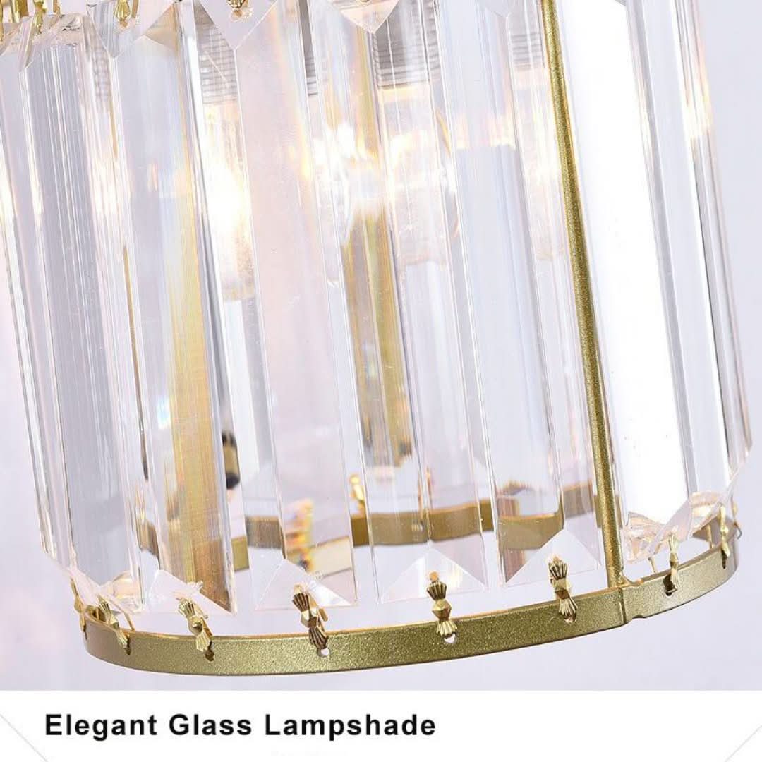 Cristalux - Modern Crystal Wall Lamp with 1 Light and Arm