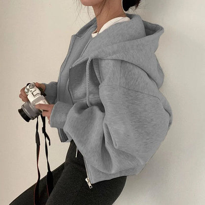 Soft Oversized Cropped Vest for Women