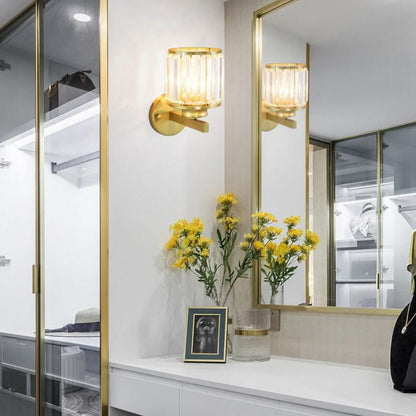 Cristalux - Modern Crystal Wall Lamp with 1 Light and Arm