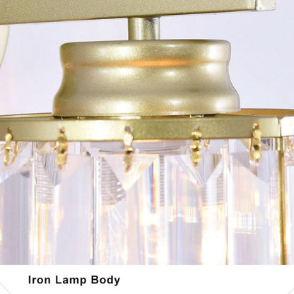 Cristalux - Modern Crystal Wall Lamp with 1 Light and Arm