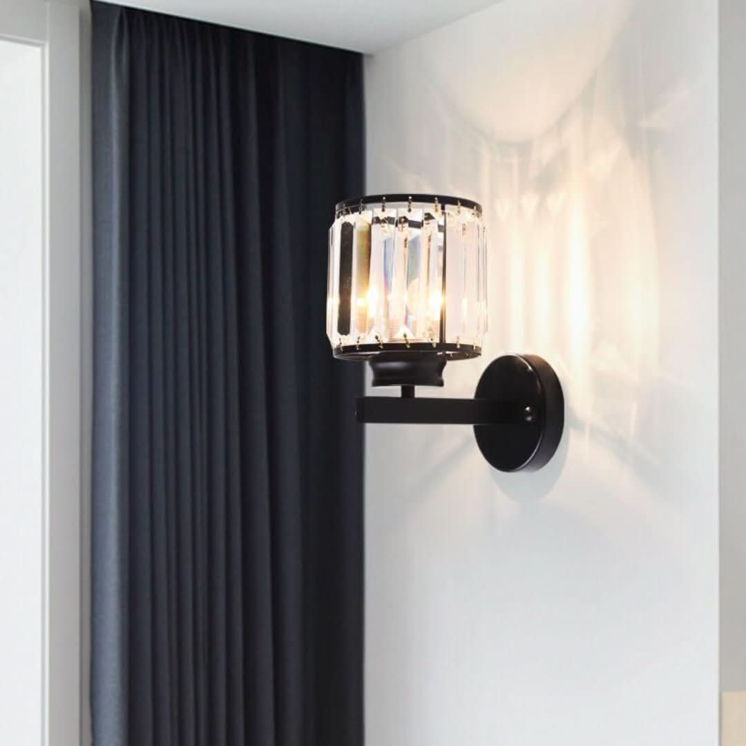 Cristalux - Modern Crystal Wall Lamp with 1 Light and Arm